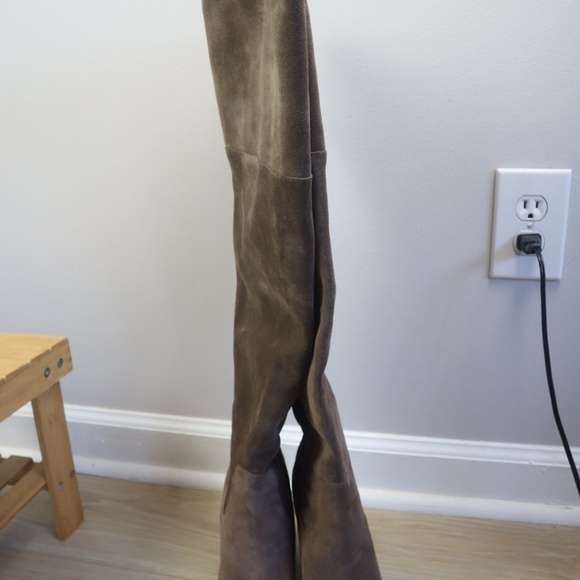 Vince Camuto Suede Over-the-Knee Boots – Gray – Women’s Size 9 - Picture 7 of 9